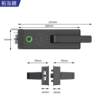 Glass door office smart fingerprint password lock without punching smart lock sliding door electronic door lock with attendance