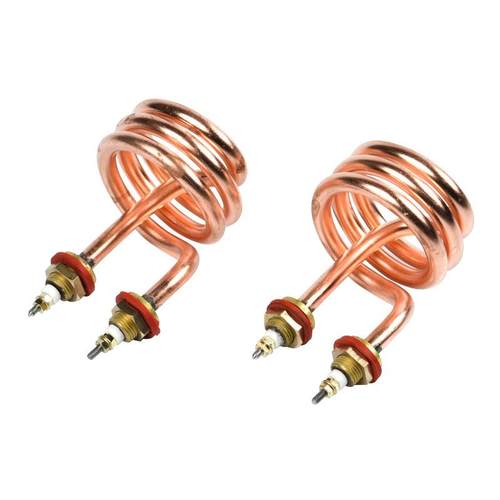 蒸馏水器加热管不锈钢紫铜加热管螺旋水桶加热管S3开水器电热管 - 图3