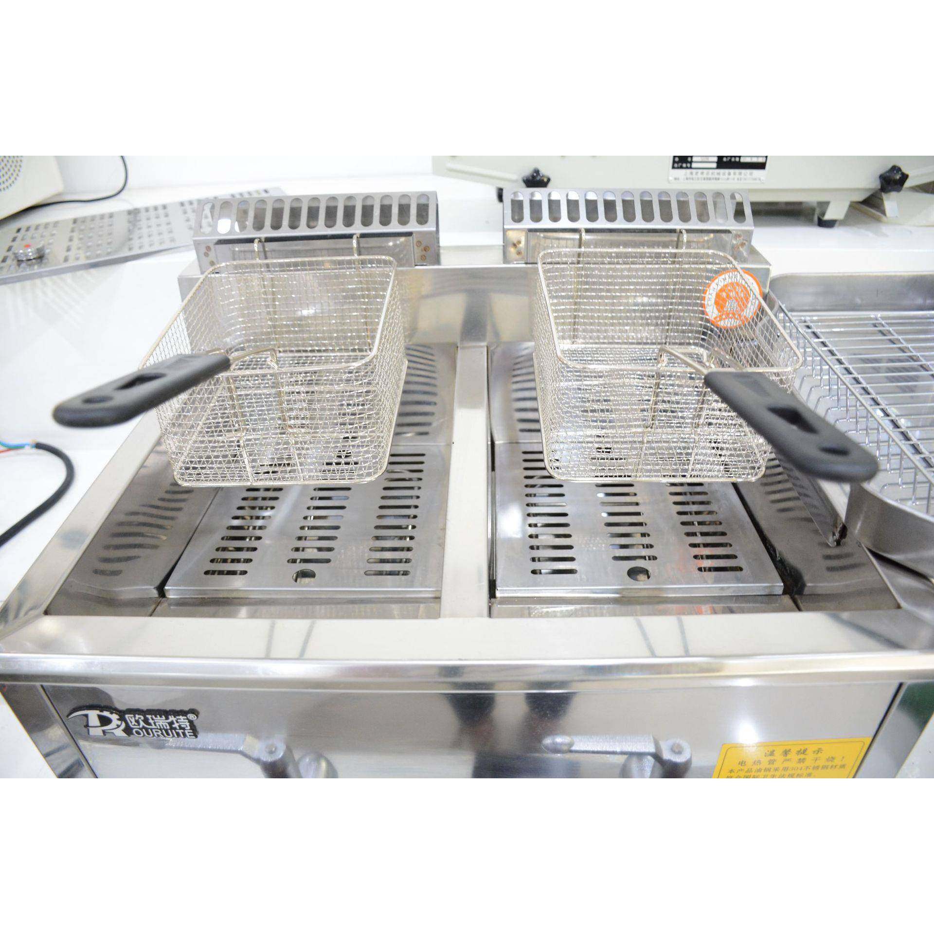 双缸电炸炉商用油炸锅大容量电炸锅炸薯条鸡排机器美食机,淘宝优惠券,粉丝福利购,淘宝优惠卷