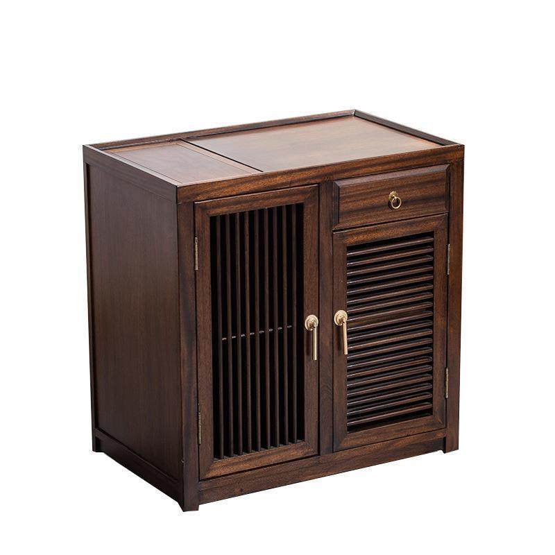 胡桃木移动茶台实木茶水柜烧水壶一体家用客厅中式多功能茶柜边桌,淘宝优惠券,粉丝福利购,淘宝优惠卷