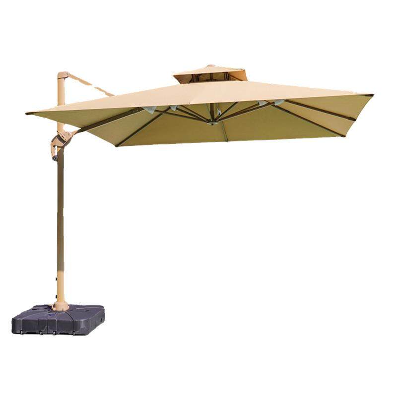 户外遮阳伞太阳能方形大伞花园庭院别墅奶茶店室外休闲区外摆雨伞,淘宝优惠券,粉丝福利购,淘宝优惠卷