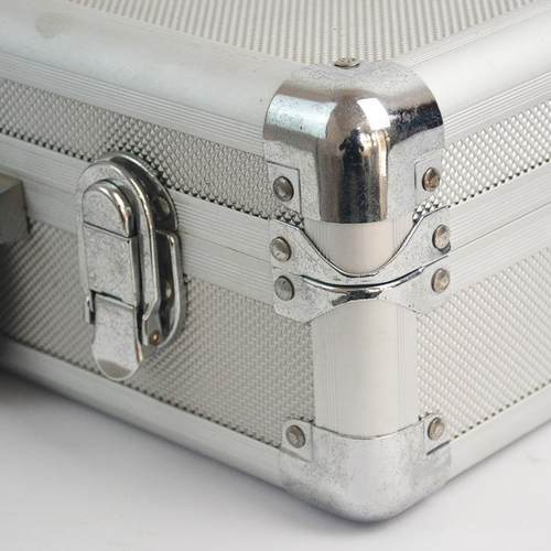 铝合金仪器手提箱锁扣一体成型抗压工具箱仪表展示带锁仪器箱 - 图2