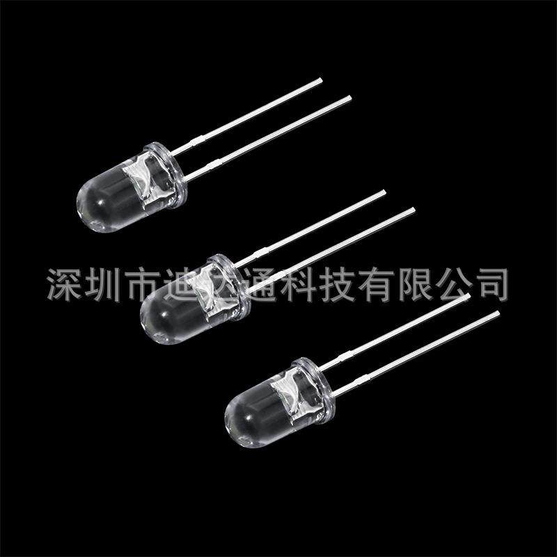 F5白发粉红短脚5mm圆头有边粉红色灯珠led直插发光二极管,淘宝优惠券,粉丝福利购,淘宝优惠卷