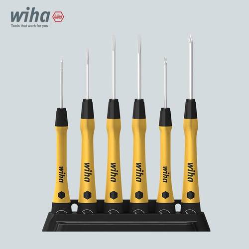 wiha威汉螺丝起子套装6件套260PK701铬钼钒钢一字十字 - 图1