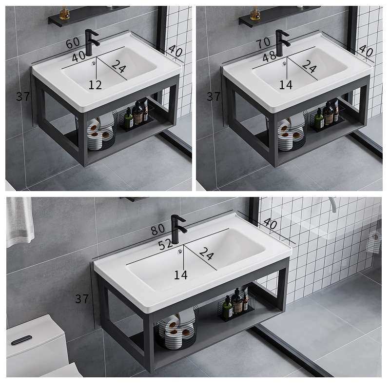 小户型浴室柜组合挂墙式洗手台卫生间极窄洗漱脸池阳台一体陶瓷盆,淘宝优惠券,粉丝福利购,淘宝优惠卷