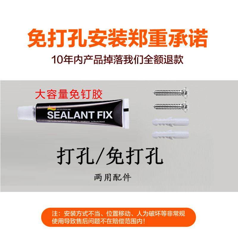 黑色不锈钢厨房收纳置物架墙上免打孔落地酱油瓶厨房壁挂式调料架,淘宝优惠券,粉丝福利购,淘宝优惠卷