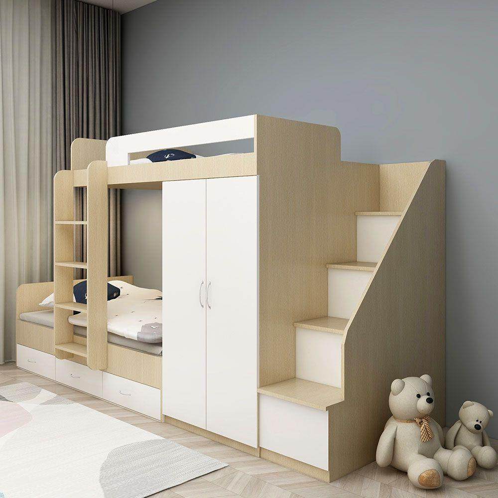 交错式上下床双层床多功能儿童房高低床小户型省空间榻榻米组合床,淘宝优惠券,粉丝福利购,淘宝优惠卷