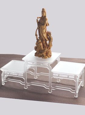 工艺品摆件小底座亚克力展示架桌面茶具珠宝首饰托架产品架增高台