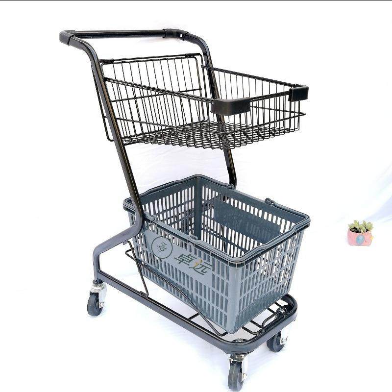 超市购物车F7购双层手推车KTV酒水推车便利店购型物车小小物手推,淘宝优惠券,粉丝福利购,淘宝优惠卷