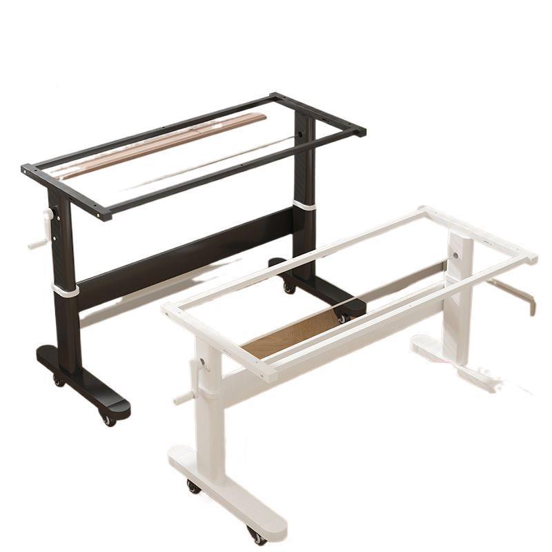 手动升降桌架桌腿支495可升桌降脑桌书桌支架脚架电子调节桌架腿 - 图3