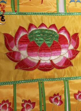 厂家佛具用品供应佛幡挂幡佛帐01龙佛帐堂绣品门堂佛绣佛品
