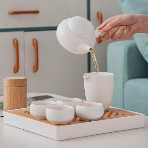 全季酒店G窑同LT193全款茶具小装日式定侧把壶旅套行家用功夫茶具 - 图0