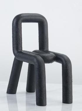 北欧简约居摆客摆件创意小椅子酒店样板间软CSY厅装饰品售楼处家