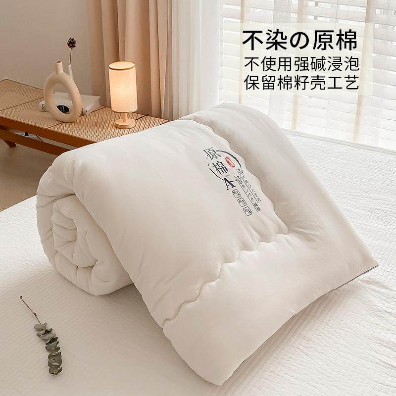 被子原棉大豆纤维被无染大豆被春秋被芯学生被褥保暖冬被厚款棉被,淘宝优惠券,粉丝福利购,淘宝优惠卷