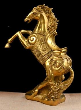 德缘居铜马成功工摆件立YXU马十二生马家居客厅到办公室肖艺品