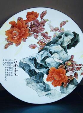 圆形软膜灯箱无边框led超薄卡布灯箱圆形卡布灯箱