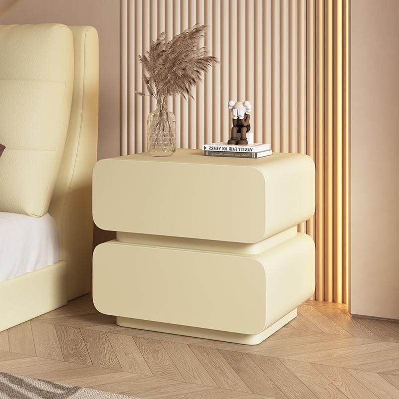 奶油风头柜简极约现代实柜木皮61343质床边小型卧室超床窄简,淘宝优惠券,粉丝福利购,淘宝优惠卷