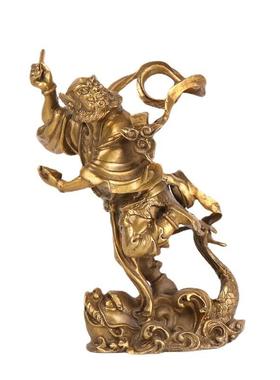 魁魁星踢0117摆件艺品钟馗居斗家店铺装饰工品铜星