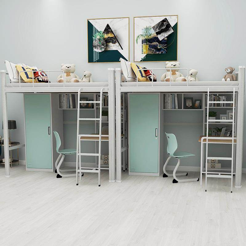 学生公寓床地上床下组合桌床宿舍床员铁工架床上下铺双层HWK床落,淘宝优惠券,粉丝福利购,淘宝优惠卷