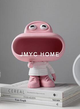 可爱卡通大嘴蛙入户进IWK门纳关柜钥匙收摆玄件房样板房儿童软装