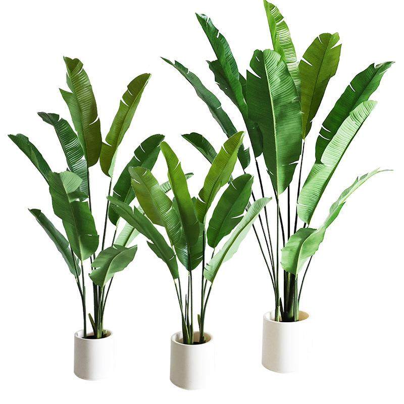 北欧大型仿真绿植物旅人蕉客厅室内装饰假树落地盆栽盆景家居摆件,淘宝优惠券,粉丝福利购,淘宝优惠卷