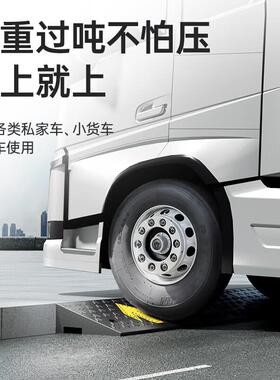 橡塑路沿坡马路牙子减速带汽车上坡垫门口台阶线槽斜坡垫爬坡门槛