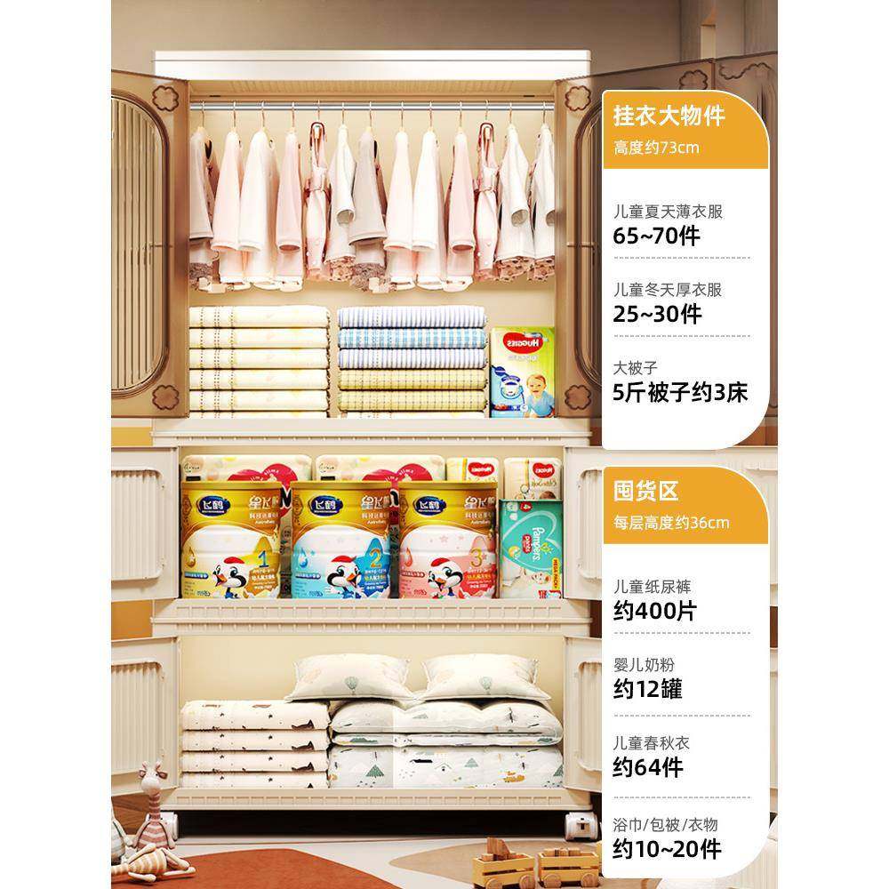 简易衣柜家用衣服收纳柜子储物婴儿小衣橱儿童卧室出租屋可折叠,淘宝优惠券,粉丝福利购,淘宝优惠卷
