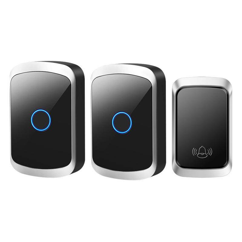 卡佳斯智能防水自发电门铃无线家用远距离一拖二穿墙电子闪光门铃,淘宝优惠券,粉丝福利购,淘宝优惠卷