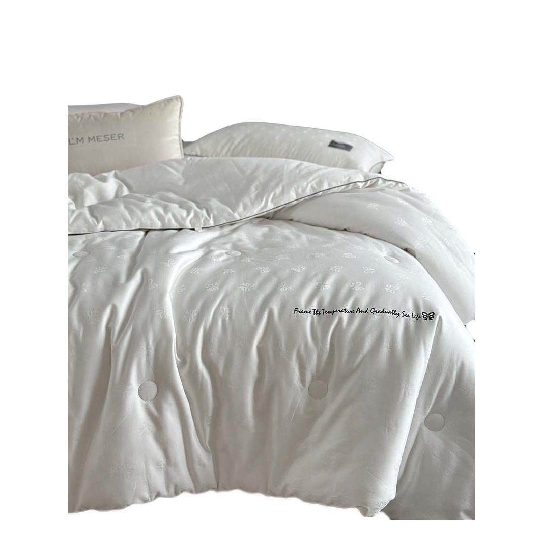 高品质A类60支全棉提花20%桑蚕丝雪绒被春秋被加厚款冬被被子被芯,淘宝优惠券,粉丝福利购,淘宝优惠卷