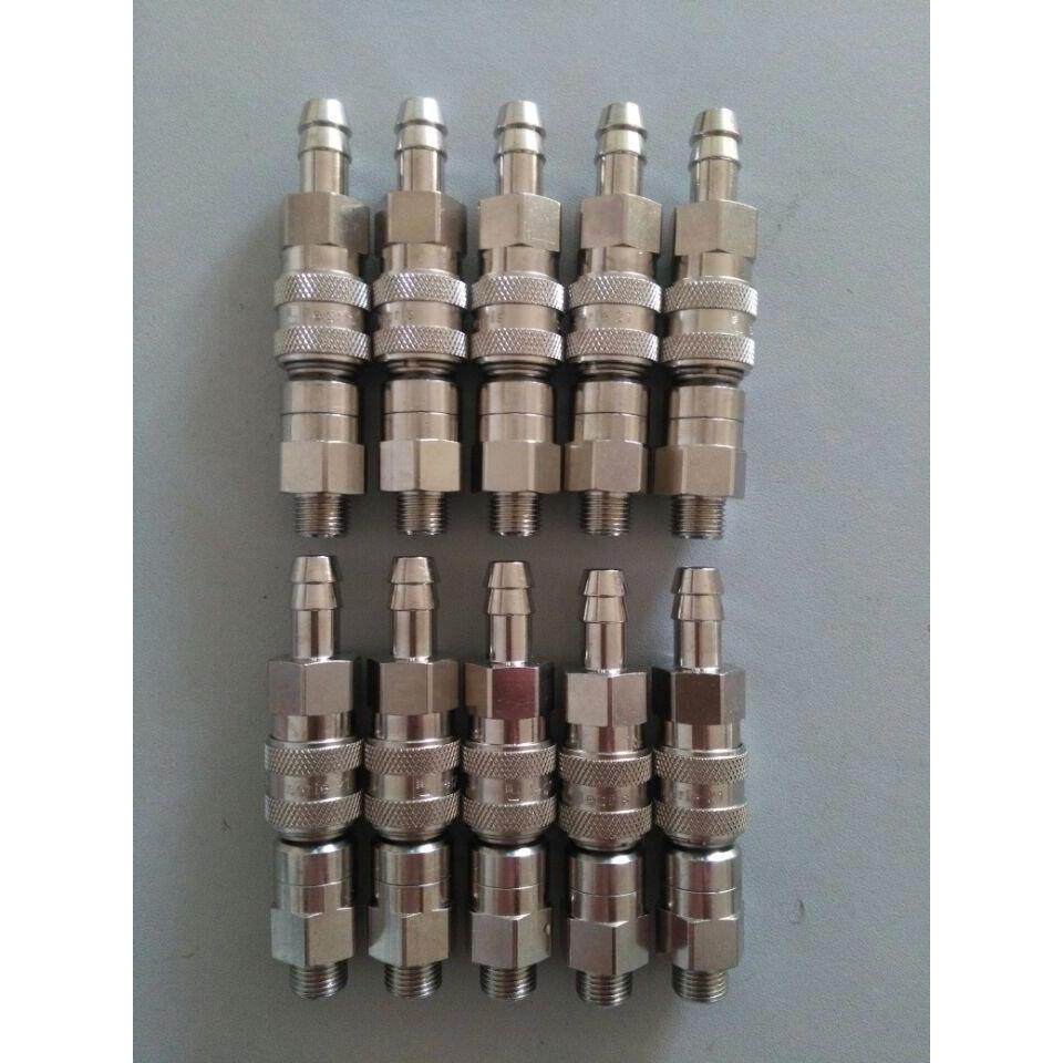 RECTUS21KBKO08铜镀镍接头21系列利达时母头快插接头 - 图0