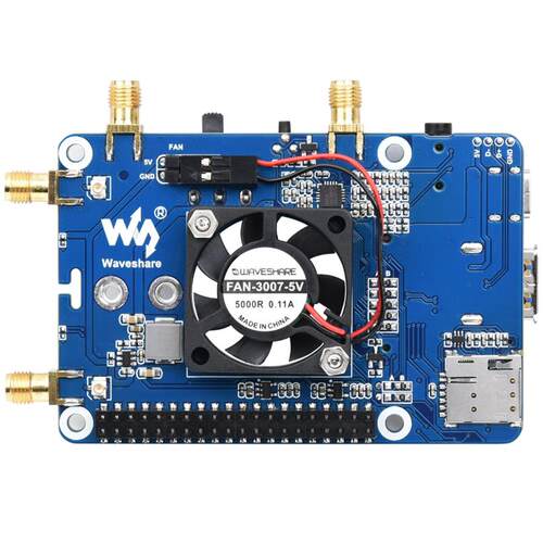 SIM8202G/8262E-M2树莓派5G通信扩展板 四天线5G NSA全网通多频段 - 图3