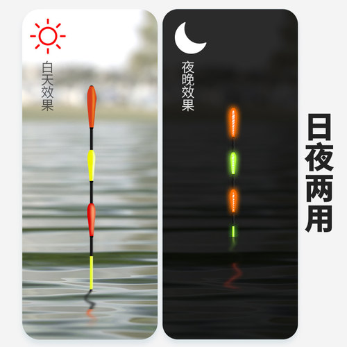 小凤仙鲢鳙浮漂大物夜光漂咬钩变色日夜两用电子漂远投行程鱼漂 - 图2