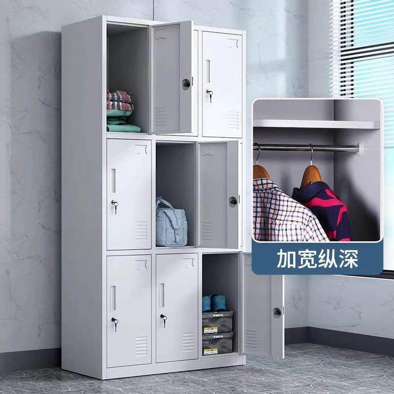 青岛钢制员工更衣柜储物柜带锁铁皮柜健身房浴室换衣柜寄存包柜,淘宝优惠券,粉丝福利购,淘宝优惠卷