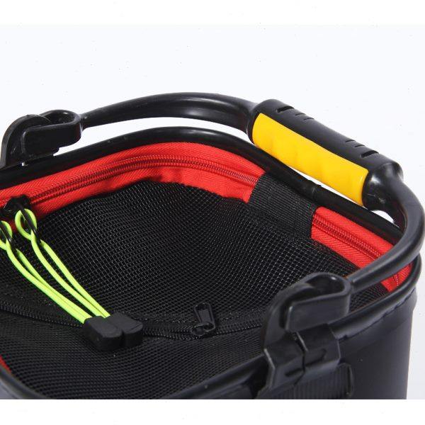 加厚手提EVA打水桶方形折叠钓鱼桶矶钓带绳小鱼桶垂钓鱼护桶包邮,淘宝优惠券,粉丝福利购,淘宝优惠卷