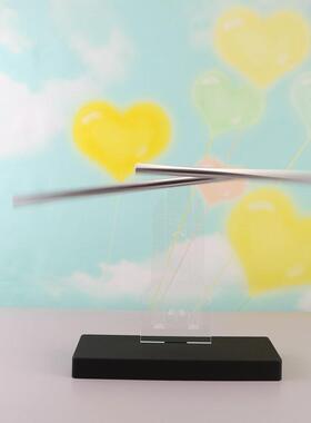 公A008创动意办室家居装001饰钢铁侠混沌摆装永机仪桌面摆件室内