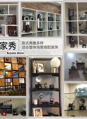 意装饰品家TVG客居厅摆设复古电话机小装摆件创服奶茶店茶几电视