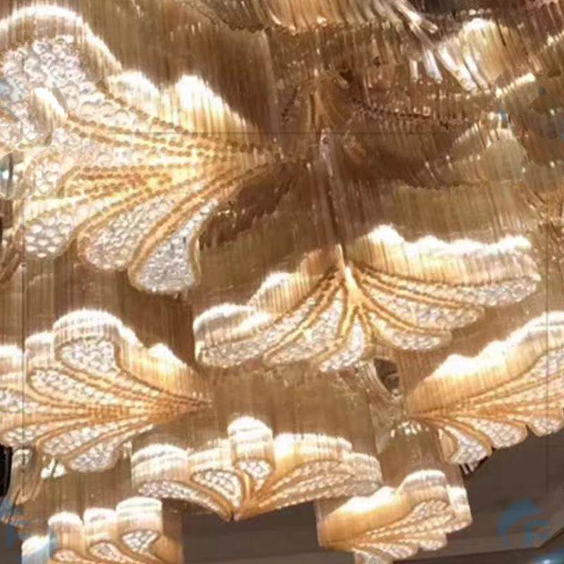 别墅灯酒店大堂吊灯宴厅水灯吊具大型工程非标灯售680楼部晶沙盘,淘宝优惠券,粉丝福利购,淘宝优惠卷