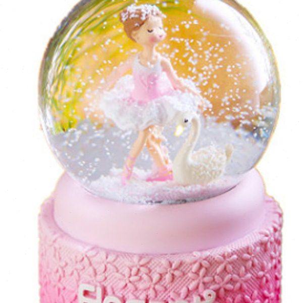 芭蕾女孩水晶球飘雪音乐盒跳舞八音盒生日教师儿童节礼物女生儿童,淘宝优惠券,粉丝福利购,淘宝优惠卷