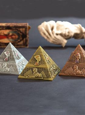欧式埃及法老属金字创意金烟ZFA灰塔缸会所酒店KT家居创意实用摆V