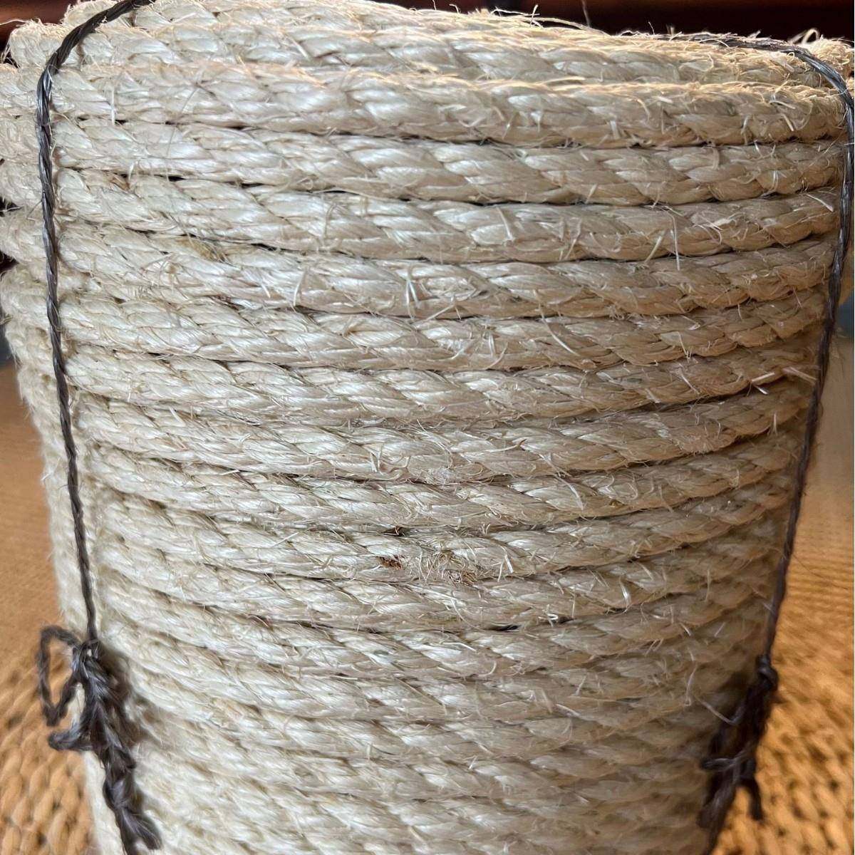 真剑麻绳2mm本白D1IY猫色爬架猫用剑麻编织UWK材饰料水管园艺装用,淘宝优惠券,粉丝福利购,淘宝优惠卷