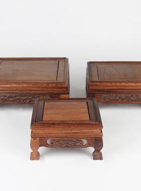 底加高家用佛垫高座观音底8脚座莲花座有线虎像台佛像底座