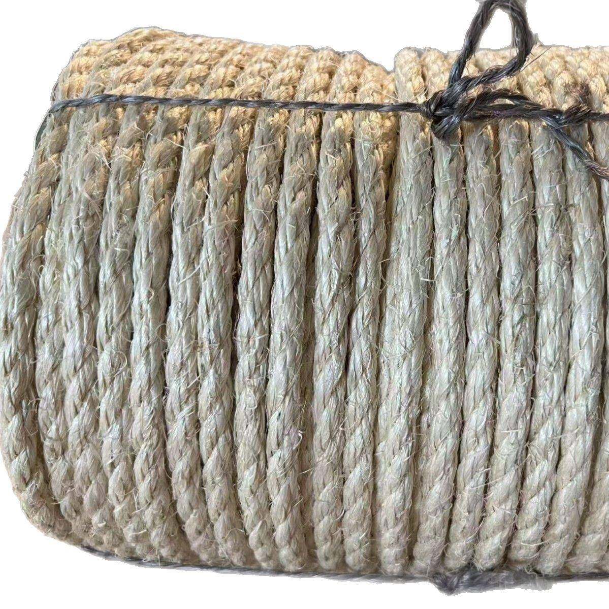 真剑麻绳2mm本白D1IY猫色爬架猫用剑麻编织UWK材饰料水管园艺装用,淘宝优惠券,粉丝福利购,淘宝优惠卷