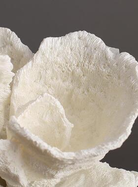 格创意北电欧风仿真珊瑚BYX7027-树脂摆件简样板房客厅约视柜茶几