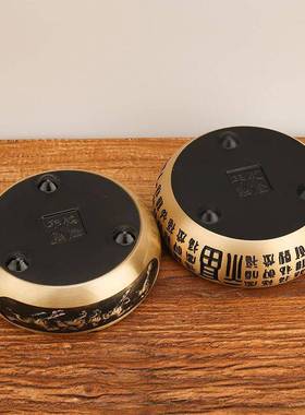 黄铜百福灰烟灰缸十二生肖烟缸马到功147大展宏图家用成缸烟灰摆