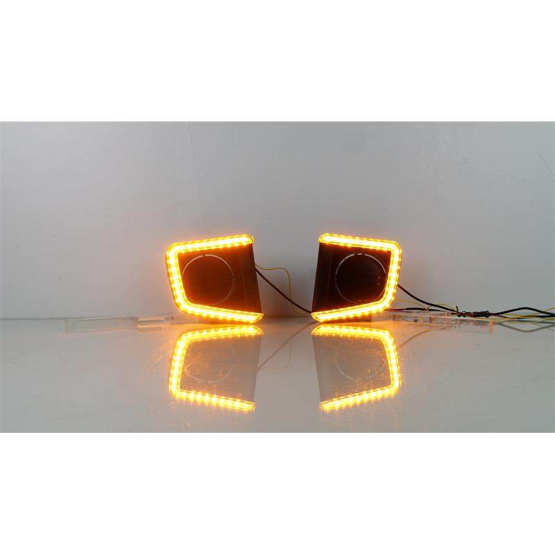 适用14-21年丰田坦途Tunder日行灯LED日间行车灯转向流水前雾灯,淘宝优惠券,粉丝福利购,淘宝优惠卷