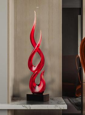 现级代轻奢玄关柜WCH入户正对门摆件饰办公室客厅高感术品艺家居