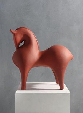 办古马树脂ML摆件饰品现代风极简抽象客厅公室玄装关饰北欧轻奢高