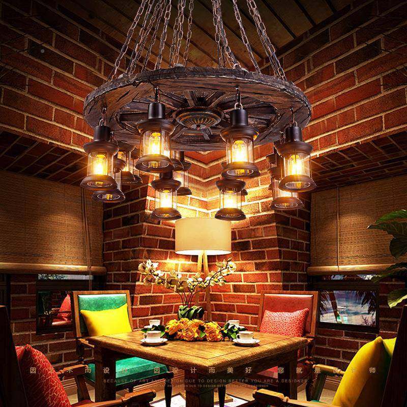 漫工业风吊灯美式乡村网咖啡餐BN1085-6酒吧吧台美式吊厅吊灯复古,淘宝优惠券,粉丝福利购,淘宝优惠卷