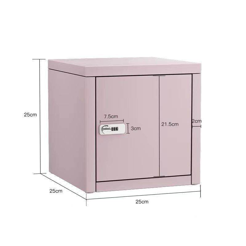 款ins小型柜铁皮储物带密码办公利家用桌面收纳新资料MKN柜宿舍克,淘宝优惠券,粉丝福利购,淘宝优惠卷