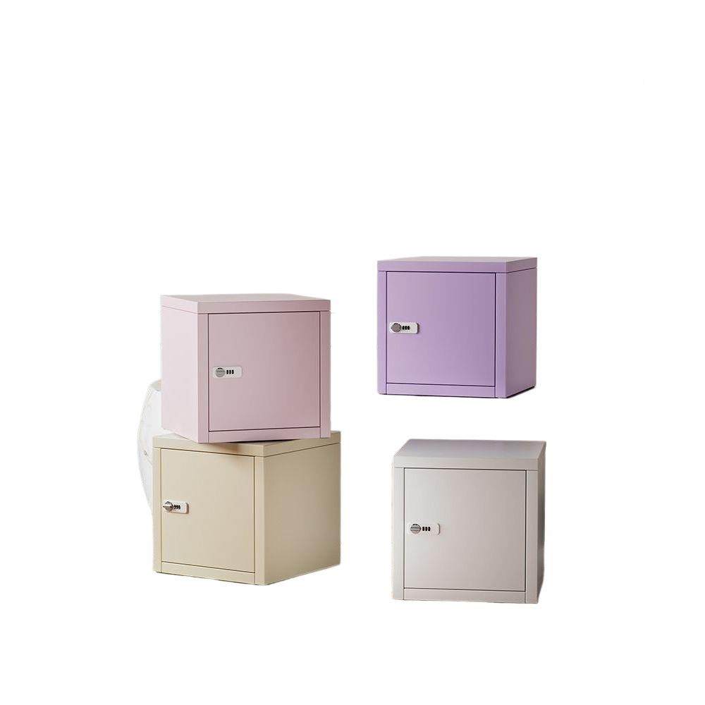 款ins小型柜铁皮储物带密码办公利家用桌面收纳新资料MKN柜宿舍克,淘宝优惠券,粉丝福利购,淘宝优惠卷